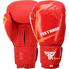 Перчатки для бокса кожаные FISTRAGE VL-4279 (Красный)