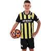 Футбольна форма дитяча із символікою клубу
 MANCHESTER CITY гостьова 2025 SP-SPORT

 CO-4717 20-28 (Чорний-салатовий)