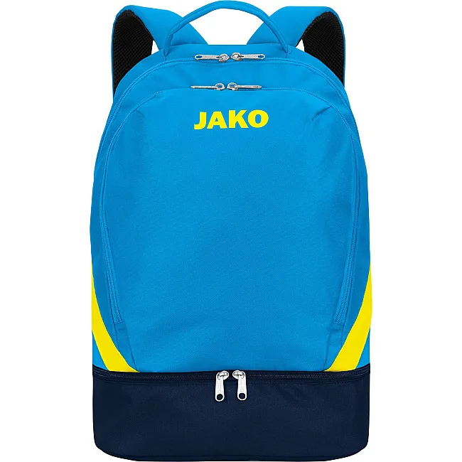 Спортивный рюкзак JAKO Iconic 32L синий, желтый 45х34х23 см-444