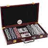 Набор для покера в деревянном кейсе Poker game set SP-SPORT
 IG-6643 300 фишек