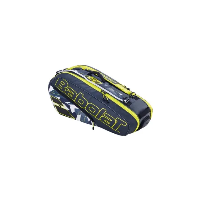 Чехол для теннисной ракетки Babolat RH X6 Pure Aero GREY/YELLOW/WHITE