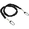 Трубчатый эспандер с карабином в защитном рукаве RESISTANCE TUBE WITH COVER EZOUS K-05-H нагрузка высокая