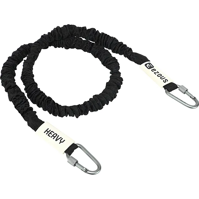 Трубчастий еспандер
 з карабіном у захисному рукаві RESISTANCE TUBE WITH COVER EZOUS K-05-H навантаження високе