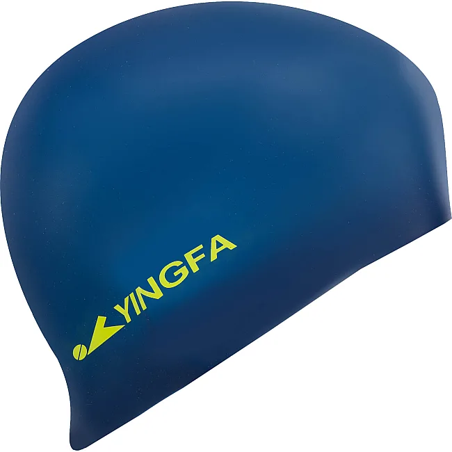 Шапочка для бассейна силиконовая для взрослых YINGFA C0081 (Синий)