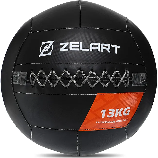 М'яч набивний медичний для кросфіту WALL BALL ZELART
 TA-7822-13 вага-13кг