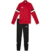 Детский спортивный костюм PUMA teamRISE Tracksuit Jr красный, черный