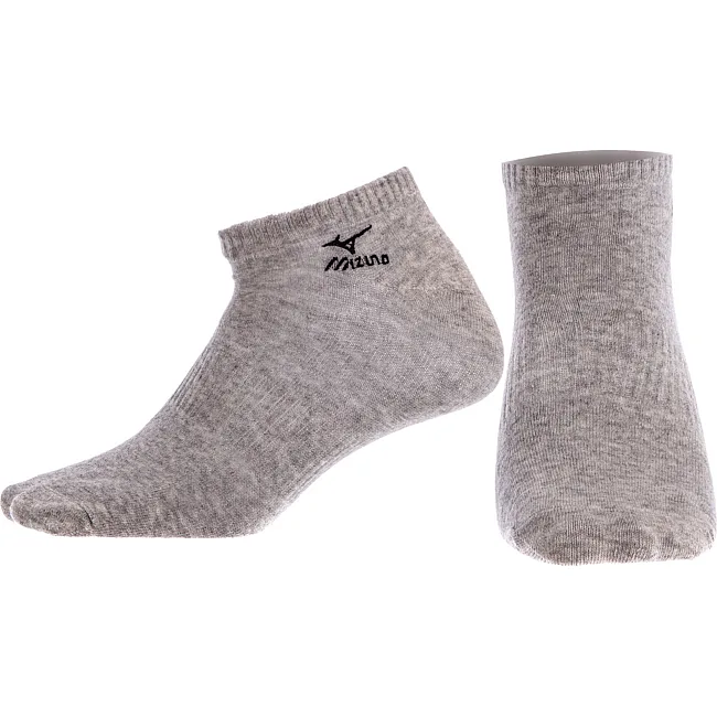 Спортивные носки мужские короткие MIZUNO BC-6942 (Серый)