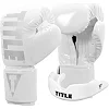 Боксерские перчатки TITLE Boxing Inferno Intensity Elastic White (капа в комплекте)