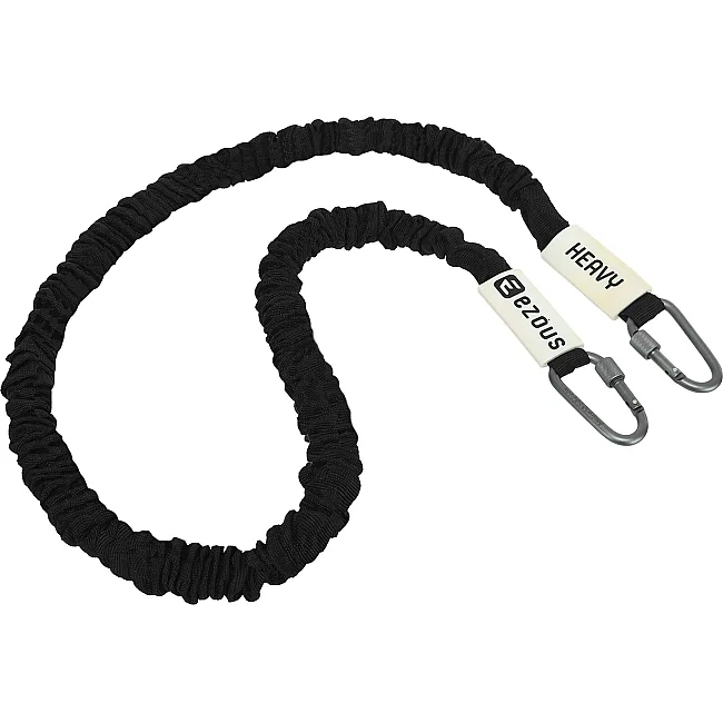Трубчастий еспандер
 з карабіном у захисному рукаві RESISTANCE TUBE WITH COVER EZOUS K-05-H навантаження високе