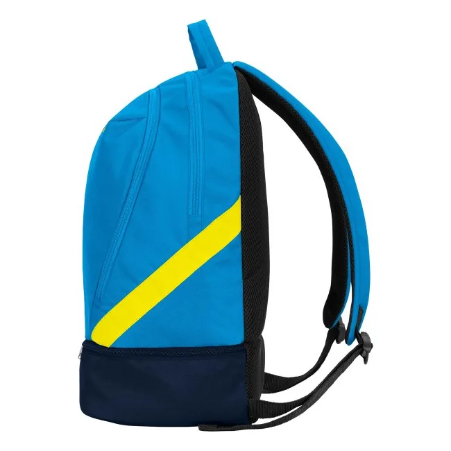 Спортивный рюкзак JAKO Iconic 32L синий, желтый 45х34х23 см-444