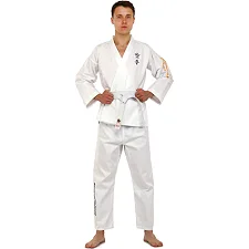 Кимоно для карате куртка штаны и пояс ARAWAZA CO-9790 110-180см