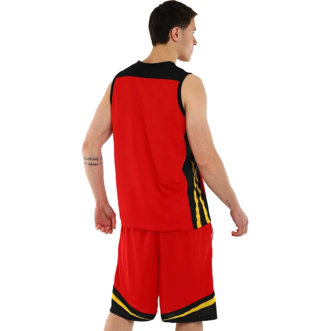 Баскетбольная форма майка и шорты LIDONG L044 3XS-6XL (Белый-черный)
