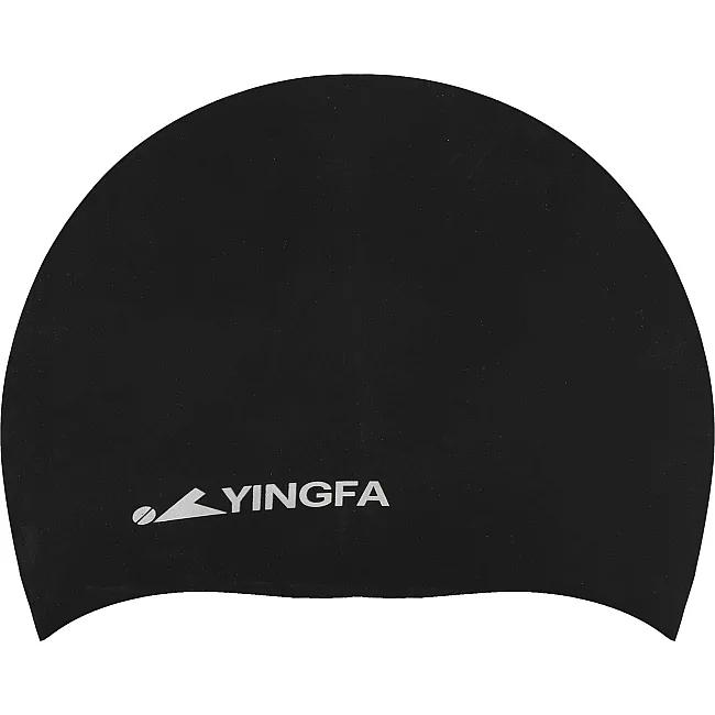 Шапочка для бассейна
 силиконовая для взрослых YINGFA C0081 (Черный)