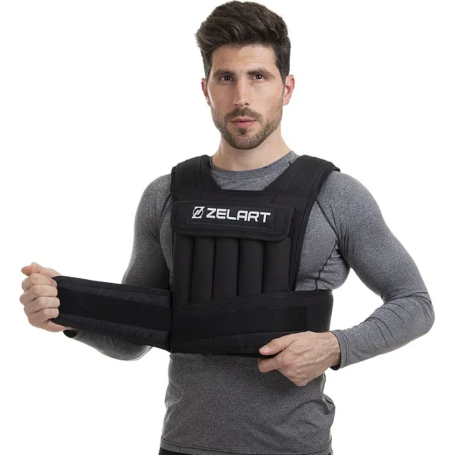 Утяжелительный жилет
 с регулируемым весом ZELART
 WEIGTH VEST FI-2630-20 вес-2-20 кг