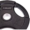 Блин для штанги обрезиненный
 ZELART
 Z-HIT TA-5160 см
-10 51мм 10кг