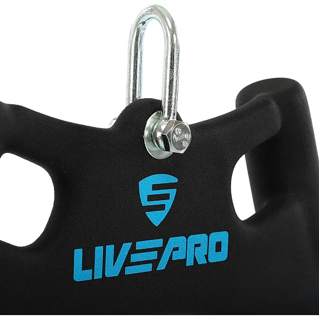 Рукоятка для тяги вниз із вузьким хватом Triceps grip нековзне покриття LiveUp LP8325