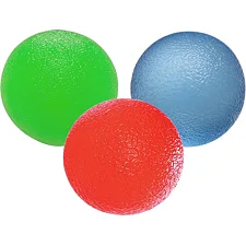 Набор силиконовых эспандеров-мяч (тренажер для кисти) PowerPlay PP-4339 Grip Ball Set (набор 3 шт.)