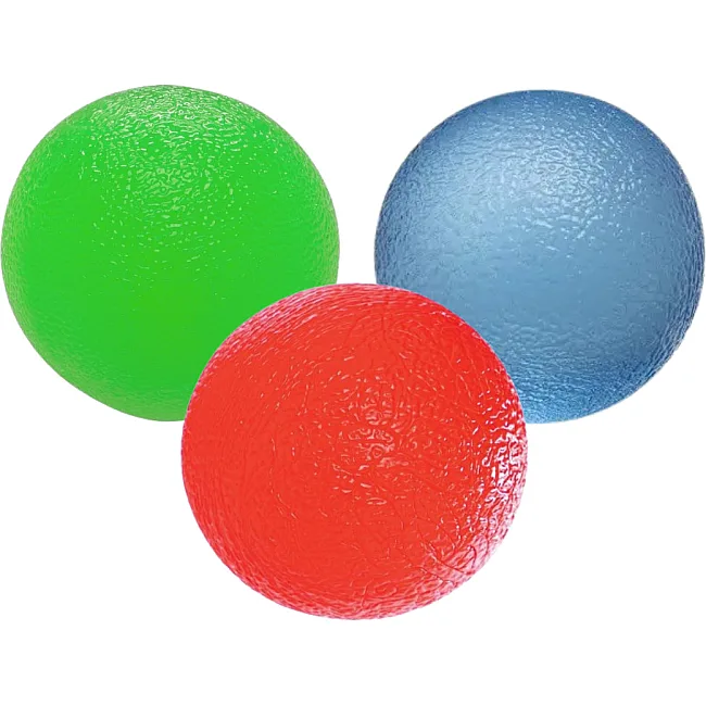 Набор силиконовых эспандеров-мяч (тренажер для кисти) PowerPlay PP-4339 Grip Ball Set (набор 3 шт.)