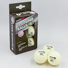 Мячи для настольного тенниса BUTTERFLY TRAINING 40+ 85140 6шт