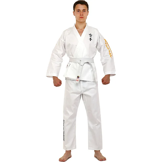Кимоно для карате куртка штаны и пояс ARAWAZA
 CO-9790
 110-180см