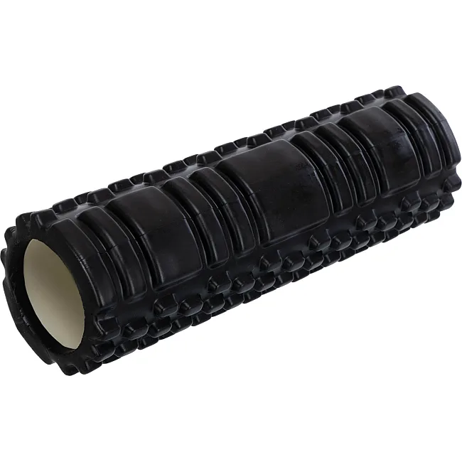 Роллер массажный цилиндр (ролик мфр) 25см Combi Roller SP-SPORT FI-0356 (Черный)
