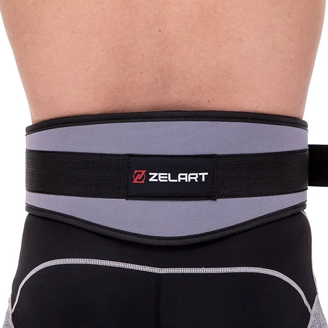 Пояс атлетический текстильный ZELART
 SB-165459 спинка-15см