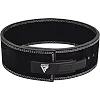 Пояс для тяжелой атлетики RDX 4 Proiver Buckle кожаный Black Plus