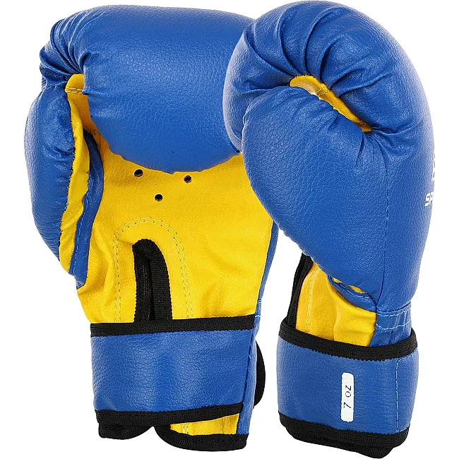 Перчатки для бокса детские искусственная кожа SPORTKO PD-2-B (Синий)