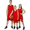 Баскетбольная форма майка и шорты LIDONG L044 3XS-6XL (Белый-черный)
