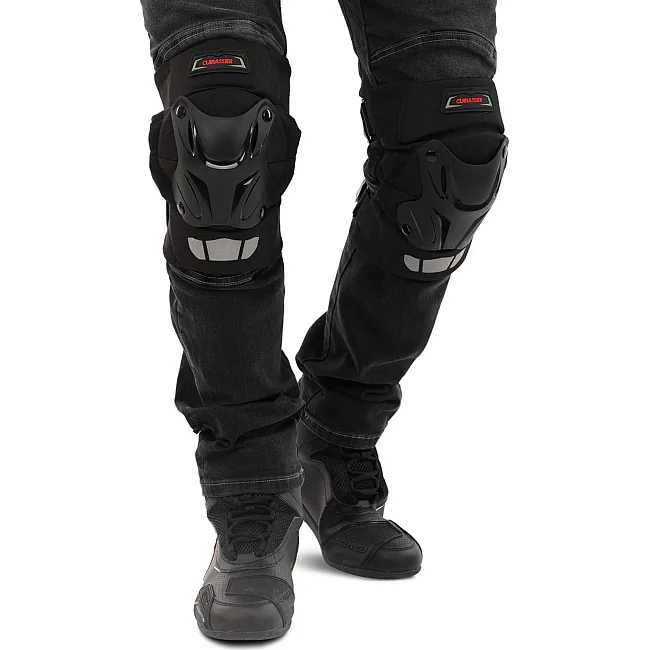 Мотонаколенники CUIRASSIER K01-C (Черный)