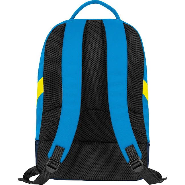 Спортивный рюкзак JAKO Iconic 32L синий, желтый 45х34х23 см-444