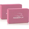 Блоки для йоги 2шт (пара) POWERPLAY 4006 EVA Розовые