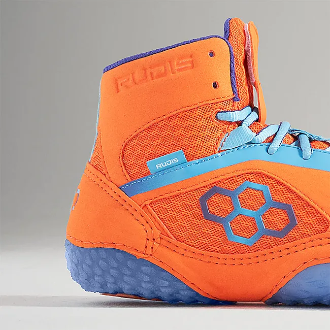 Детские борцовки RUDIS Alpha 2.0 Jordan Burroughs Edition Youth United Orange