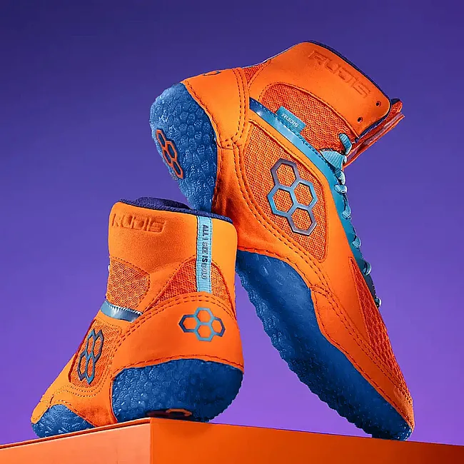 Детские борцовки RUDIS Alpha 2.0 Jordan Burroughs Edition Youth United Orange