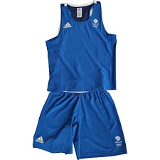 Форма для бокса Olympic Man GBR (синий) ADIDAS ADI AIBA20TMADI AIBA20SM