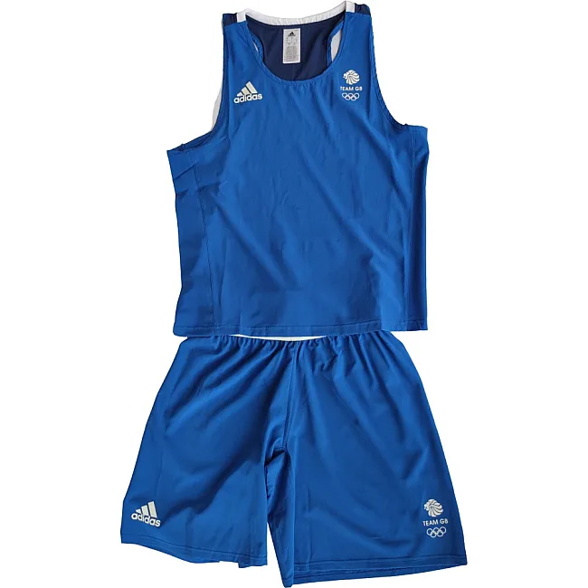 Форма для бокса Olympic Man GBR (синий) ADIDAS ADI AIBA20TMADI AIBA20SM