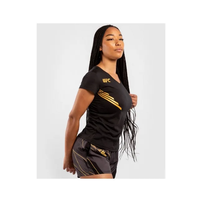 Женская футболка VENUM UFC Fight Night Replica Black Gold