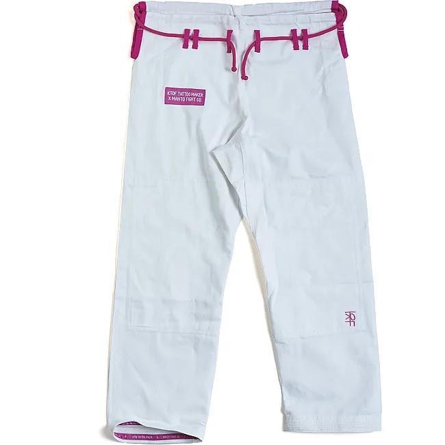Кимоно джиу джитсу MANTO x KTOF Balaclava BJJ GI White