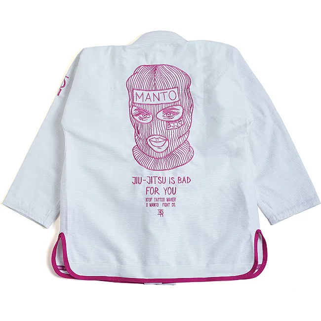 Кимоно джиу джитсу MANTO x KTOF Balaclava BJJ GI White
