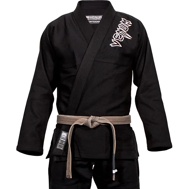 Кимоно для джиу джитсу VENUM Contender 2.0 BJJ Gi Black