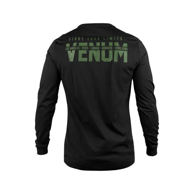 Жіночий лонгслів VENUM Signatures Black Khaki Exclusive