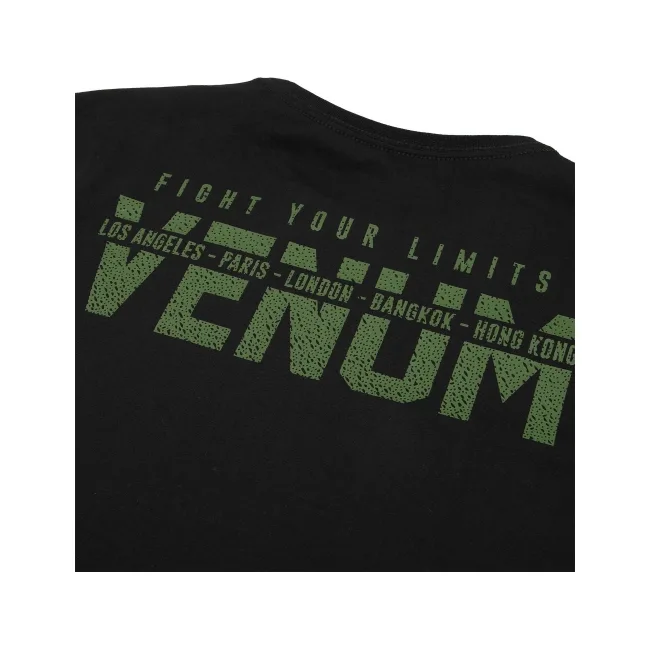 Жіночий лонгслів VENUM Signatures Black Khaki Exclusive