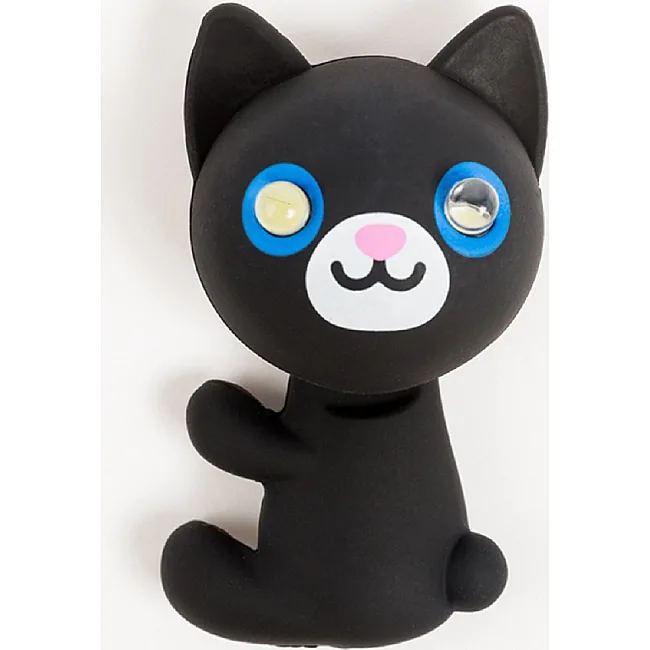 Мигалка для детского велосипеда ZOONIMAL Кот, LED, на подседел. Свечение: Красный
