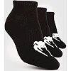 Шкарпетки VENUM Classic Footlet Sock set of 3 Black White