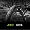Покрышка на велосипед CONTINENTAL CONTACT Plus, 28", 700 x 32C, 28 x 1 1/4 x 1 3/4, 32-622, черная, не складная, светоотражающая, SafetyPlus Breaker, 750гр.