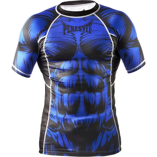 Рашгард Peresvit Beast Silver Force Rashguard Short Sleeve Blue