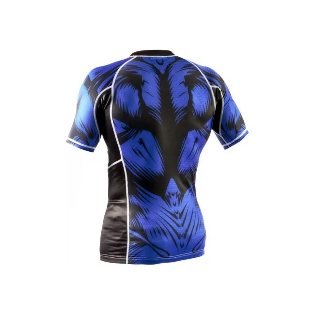 Рашгард Peresvit Beast Silver Force Rashguard Short Sleeve Blue