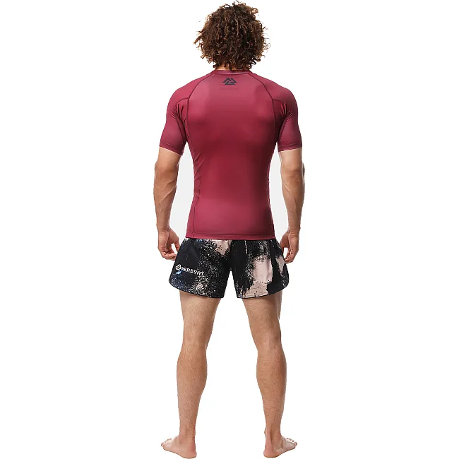 Рашгард PERESVIT Core Short Sleeve Dark Red