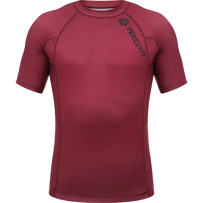 Рашгард PERESVIT Core Short Sleeve Dark Red