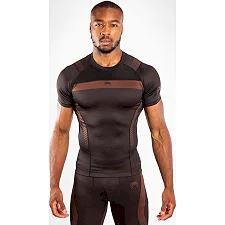Рашгард із коротким рукавом VENUM Nogi 3.0s Black Brown